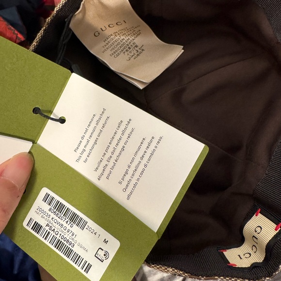 ORIGINAL Gucci GG CANVAS BASEBALL HAT - Picture 5 of 5